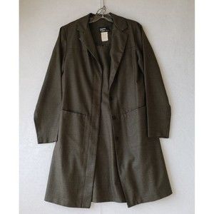 Dawn Joy Fashions Sheath Dress & Overcoat 2 PC Womens Medium Green Career